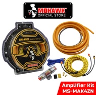 MOHAWK Amp Wire Kit Low Noise Car Audio 4GA/8GA Amplifier Kits - MAK8ZN / MAK4LN