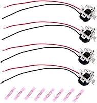 4 Pcs H7 Bulb Socket Retainer Holder Adapters,H7 Halogen HID LED Headlight Bulb Plug Connector Base 