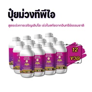 โปรโมชั่นสุดคุ้ม ยกโหล 12 ขวด ปุ๋ยม่วง(โกร ออแกนิค) เร่งโต เร่งใบ สำหรับฉีดพ่นทางใบ ปุ๋ยทีพีไอ TPI ส