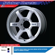 Sticker, Sticker Rim Volk Racing, RAYS