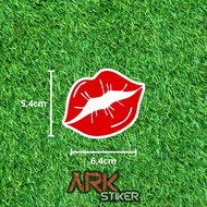 Printing Sticker Lips - Kiss Symbol