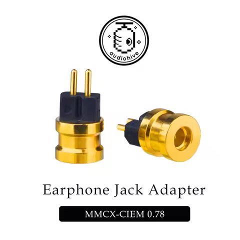 Audiohive Earphone Jack Adapter MMCX 2Pin 0.78 flat - 2Pin Groove Earphone Protector MMCX TO MMCX Fo