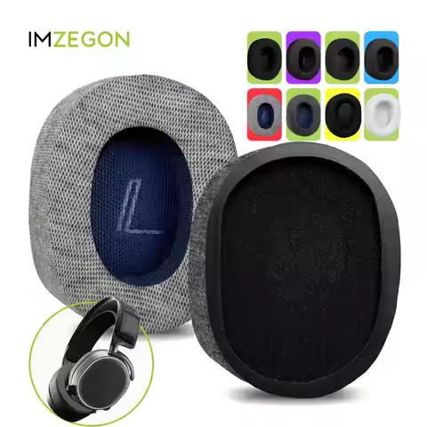 IMZEGON Replacement Earpads for SteelSeries Arctis 7 7P 9 9X PRO PRO+ Headphones Ear Cushion Pads Ea