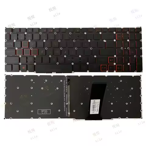 L+ Nitro 5 AN515-43 AN515-54 AN515-55 AN517-51 AN517-52 Backlit Keyboard for Acer