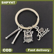 SHP Drum Pop Music Lovers Rock Backpack Pendant Band Kit Drum Keychain Backpack Keychain