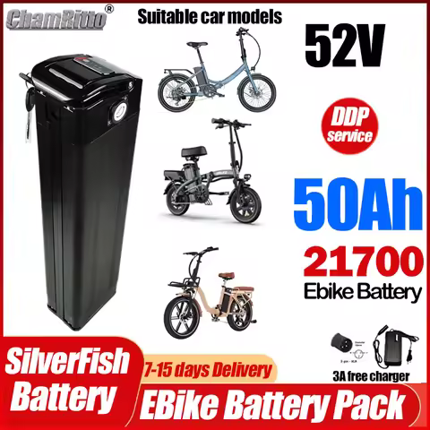 Electric bicycle 52v 40ah SilverFish Batterie 52 Volt 30ah 1000w Duotts S26 Bicicleta Elétrica Litio