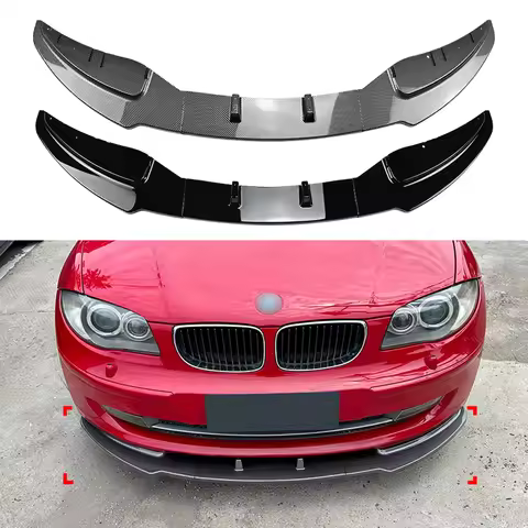 Lower Diffuser Splitter Lip Kit Front Bumper Spoiler For BMW 1 Series E81 E82 E87 E88 LCI 118i 120i 