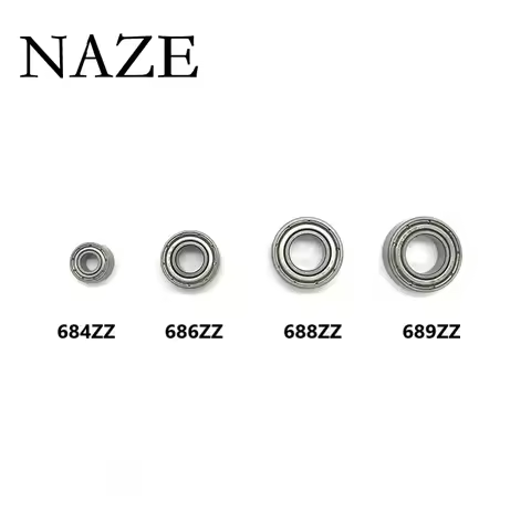 10PCS 683ZZ 684ZZ 685ZZ 686ZZ 687ZZ 688ZZ 689ZZ Micro Deep Groove Ball Bearing .