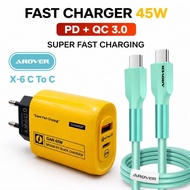 AROVER H22 45W Micro Power Speed Charger Type-C/ - Fast Charging