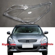 For Infiniti G Series G37 G35 G25 2010-2015 Car Headlight Shell Lampshade Transparent Lens Headlamp 