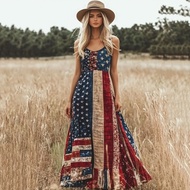 2026 Large Women's Loose Fit 250th Anniversary Celebration Dress