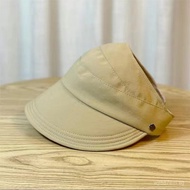 Popular Sun Hat for Women, Summer High Ponytail Quick-Dry Sun Hat, Thin Face-Shielding Fisherman Hat