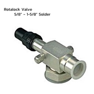 Rotalock Valve (Rotag Valve) "Compressor Valve" 5/8"-1-5/8" Solder