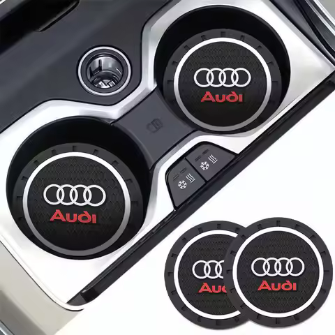 For Audi A1 A2 A3 A4 A5 A6 A7 A8 TT B8 C6 B9 S1 Q1 Q2 Q3 Q5 S5 RS3 RS7 RS5 Car Water Cup Slot Non-Sl