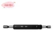KANGN Thread Plug Gauge, Black M5x0.8 Double Ends Thread Gauge, Durable Steel Material 6H Tolerance 