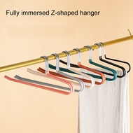 Non-Slip Metal Shirt Trouser Hook Hanger 5Pcs Coat Hanger Clothes Rack with Open Ended Pant Easy Slide Wardrobe Organizer