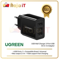 Ugreen USB Wall Charger 3-Port USB 5V/3.1A Adapter 3 Port 5V 3.1A - 50816