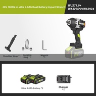 Worx | High Efficiency Lithium Battery 1000Nm Impact Wrench