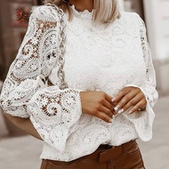 fulaide- Women Blouses Polyester Durable Ladies Casual Tops
