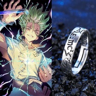 SENKU ISHIGAMI DR.STONE ring titanium cosplay accessory Dr. stone anime chibi unisex fashion titaniu