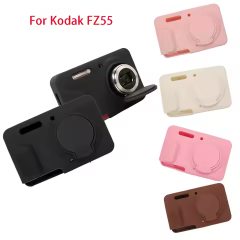 Silicone Case for Kodak FZ55 Camera Protective Cover Soft Shell FZ55 Camera Bag with Lid Dustproof S