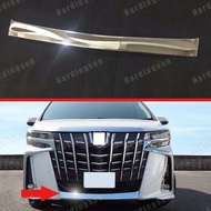 For 2019 Toyota Sport Edition Alphard AH30 Car Accessories Stainless Steel Front Head Bumper Cover Trim Styling