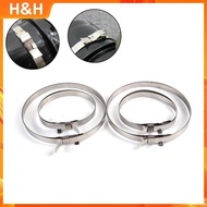 【H&H】 4pcs CV Joint Boot Clips Kit, Stainless Steel Driveshaft Retainer Clamp