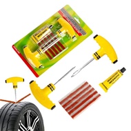 Tire Plug Repair Kit Tire Puncture Repair Set Universal Tire Repair Tools to Fix Punctures and Plug Flats Patch Kit for Car Motorcycle Truck Arb Atv Tractor RV manner