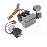 RC Hydraulic Kit 3CH Mini Valve Oil Pump Relief Valve for Upgrade Huina 580 592 1593 1594 EC160E E01