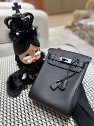 Hermes Hac a dos monochrome noir togo ch