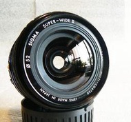 【悠悠山河】廣角微距鏡 同新品 Zeiss版 SIGMA 24mm F2.8 MC Macro 原生Nikon ais口