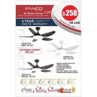 Fanco Tributo DC Ceiling Fan (46 Inch)