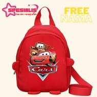 KINDERGARTEN PAUD CARS LIGHTING MCQUEEN BACKPACK