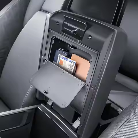 Kptidy 2025 4Runner Center Console Hidden Organizer For 2025 Toyota 4Runner Armrest Hidden Storage B