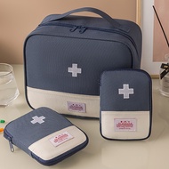 3pcs Versatile Portable Medical Bag Travel Outdoor Storage Bag Zipper Design Household Organizer Beg