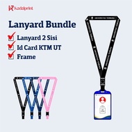 KTM UT ID Card Package + Open University Lanyard - 1 SET Full Print 2 sides