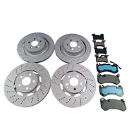 6*for Mercedes Benz E63 Amg S C63 Cls63 front rear brake pads & rotors