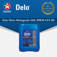 Diesel Engine Oil Caltex Delo Silver Multigrade SAE 20W50 CF4 (18 Liter)