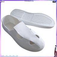 Cleanroom Shoes Esd Shoes kasut esd Anti Static Shoes White Navy blue Putih Unisex Safety ESD Shoe P