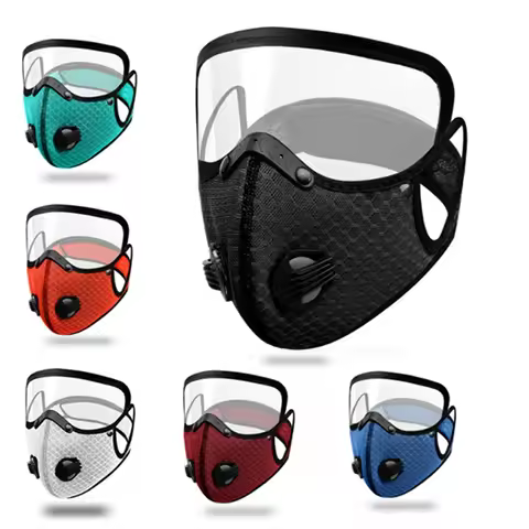 Winter Cycling Anti-Fog Activated Carbon Mask Dustproof Windproof Warm Bicycle Mask Mountain Bike Wi