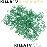 KILLA1V 100 Pcs Metal Paper Clips, Dollar Shaped Green Dollar Shape Paper Clips, Novelty Prevent Sli