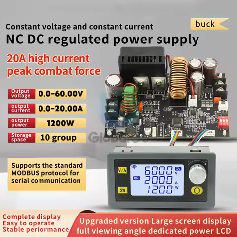 XY6020L CNC Adjustable DC Stabilized Voltage Power Supply Constant Voltage and Constant Current 20A/