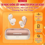 Monster Open Ear AC601 Wireless Headphones – Waterproof, HD Call ENC, Breathable Sports Wear