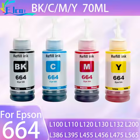 664 Refill Dye ink 664 Premium Refill Ink For Epson 664 For Epson L110 L120 L130 L300 L310 L312 L485