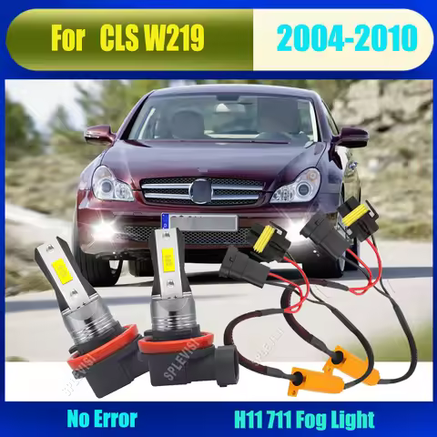 H11 Fog Light Bulbs – Canbus ,Direct Fit, No Modifications Needed For Mercedes-Benz CLS W219 2004 20