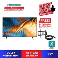 [FREE SHIP+2 GIFT] Hisense A6100H Series 4K UHD HDR Smart TV (55") 55A6100H