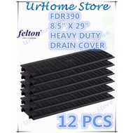 FELTON Heavy Duty Drain Cover 8.5”D X 29”W (FDR 390) X 12 Pieces