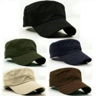 Topi komando bahan kanvas original