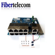 10 port 10/100/1000M 8port 802.3at/af poe in/out 48v with 2port uplink/nvr with 1port sfp industrial