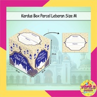 (1Pcs) Eid Parcel Box M 32x25x29cm, Eid Mubarak cardboard, Eid al-Fitr parcel Box, parcel gift packa